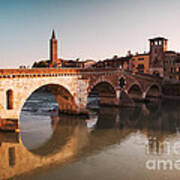 Ponte Pietra - Verona Art Print