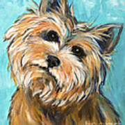 Pop Art Yorkie Art Print