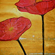 Poppies Painting Art Print