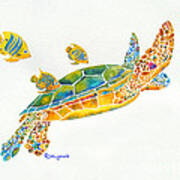 Popular Sea Turtle Art Print