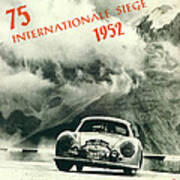 Porsche 1952 Internationale Siege Rally Art Print