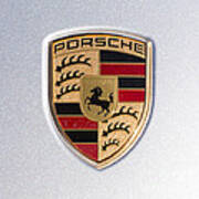Porsche Emblem 911 Art Print