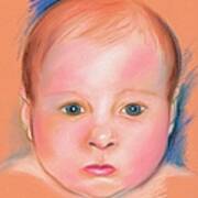 Portrait Of A Baby Art Print