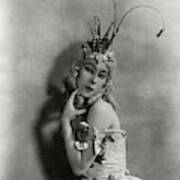 Portrait Of Bronislava Nijinska In Costume Art Print