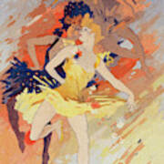 Poster La Danse, The Dance. Chéret, Jules 1836-1932 Art Print