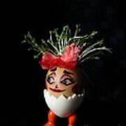 Pretty Lady Easter Eggmen Series Art Print