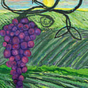 Prophetic Message Sketch 18 Vineyard Infinity Trinity Art Print