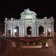 Puerta De Alcala At Night Art Print