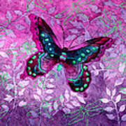 Purple Butterfly Art Print