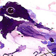 Purple Chick Art Print