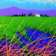 Purple Hills Art Print