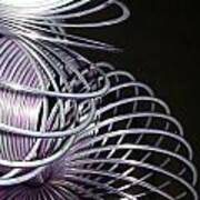 Purple Slinky Art Print
