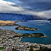 Queenstown New Zealand Art Print