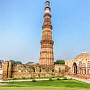 Qutub Minar Delhi India Art Print