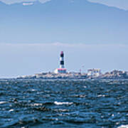 Race Rocks Lighthouse Is Situated On Art Print