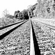 Railroad Track Art Print