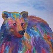 Rainbow Bear Art Print