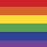Rainbow Or Pride Flag Art Print