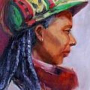 Rastafarian Queen Art Print
