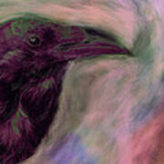 Raven Moon Art Print