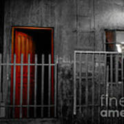 Red Door Art Print