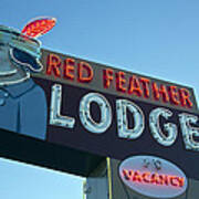 Red Feather Lodge Art Print