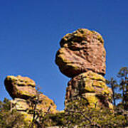 Red Rocks In The Chiracahua Mountains Art Print