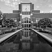 Reflecting Pond Outside Of Oklahoma Memorial Stadium Art Print