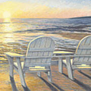 Relaxing Sunset Art Print