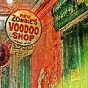 Rev Zombie's Voodoo Shop Art Print