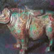 Rhinocerus Art Print