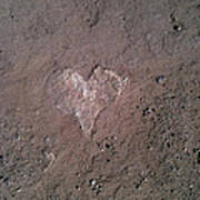 Rock Heart Art Print