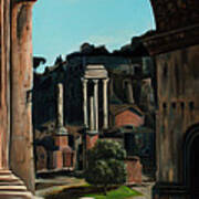 Roman Forum Art Print