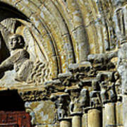 Romanesque Front In Spanish Church Nuestra Sra De Baldos In Montanana Art Print