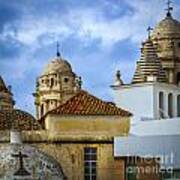 Roofs Cadiz Spain Art Print