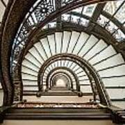 Rookery Building Oriel Staircase Art Print