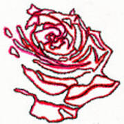 Rose 3 Art Print