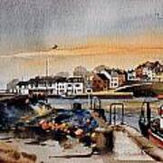 Roundstone North Pier Galway Art Print