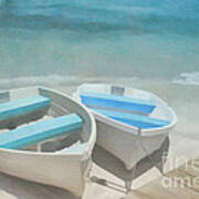 Rowboat Blues Art Print