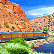 Royal Gorge Train Art Print
