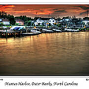 Safe Harbor Manteo North Carolina Art Print