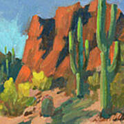 Saguaro Cactus 1 Art Print