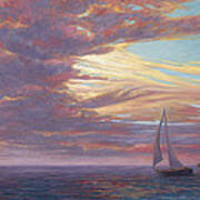 Sailing Away Art Print