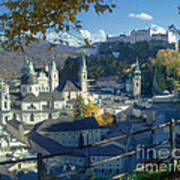 Salzburg In Autumn 2 Art Print