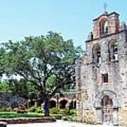 San Antonio Missions National Historical Park Mission Espada Chapel Exterior And Grounds Art Print