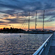 San Diego Bay Sunset 001 Art Print