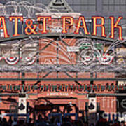 San Francisco Giants World Series Baseball At Att Park 5d29720 Art Print