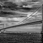 San Francisco - Oakland Bay Bridge Art Print