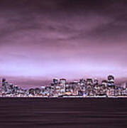 San Fransisco Cityscape Panorama Art Print