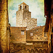 San Gimignano Italy Art Print